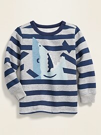 View large product image 4 of 4. Graphic Fleece-Knit Sweatshirt for Toddler Boys