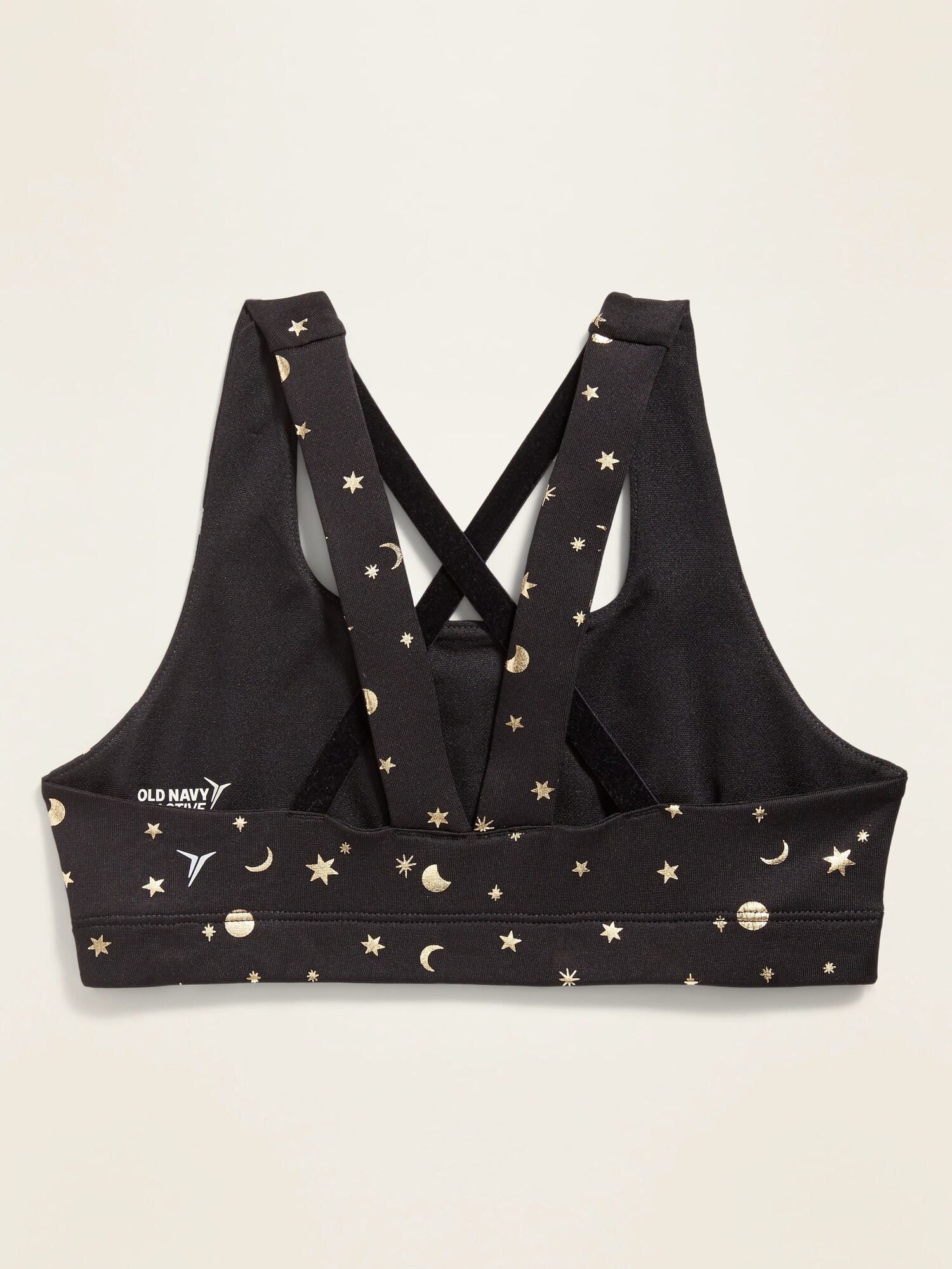 GoDry Velour CrossStrap Sports Bra for Girls Old Navy