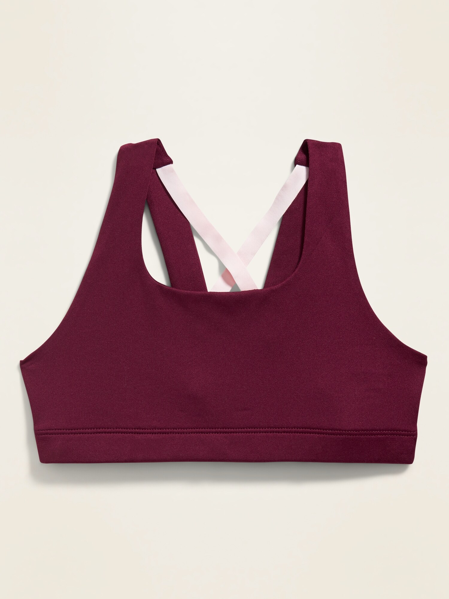 GoDry Velour CrossStrap Sports Bra for Girls Old Navy