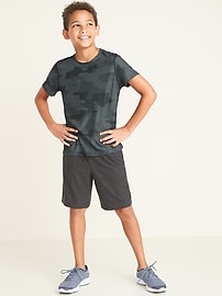 View large product image 3 of 3. Ultra-Soft Breathe On Printed Performance Tee For Boys