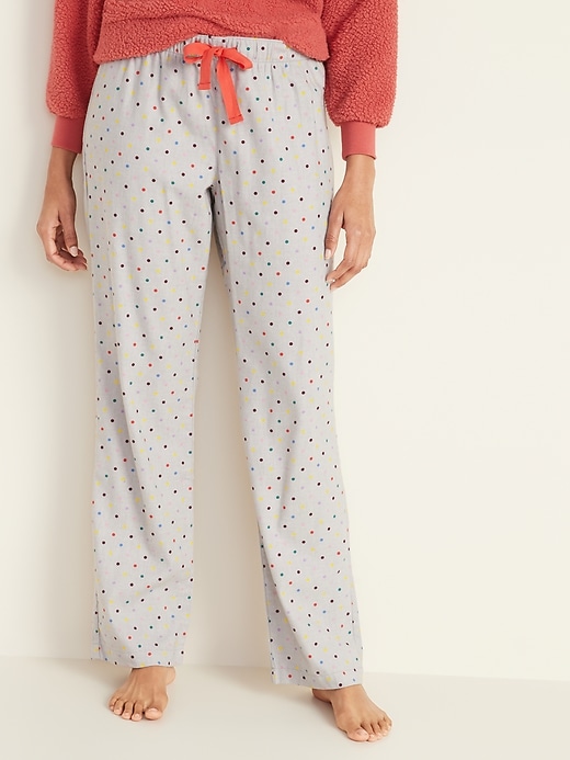 View large product image 1 of 1. Patterned Flannel Pajama Pants for Women