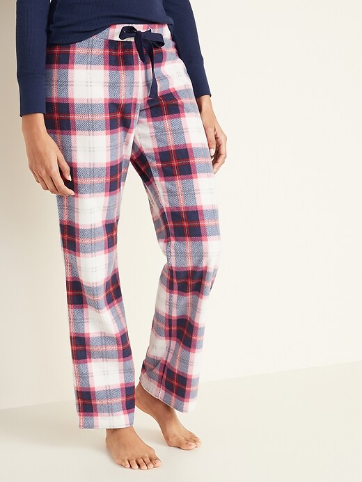 View large product image 1 of 1. Printed Micro Performance Fleece Pajama Pants for Women