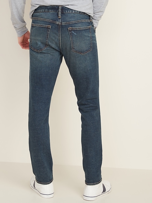 View large product image 2 of 2. Skinny Built-In Flex Distressed Jeans