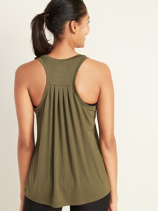 View large product image 1 of 1. Pleated-Back Swing Tank for Women