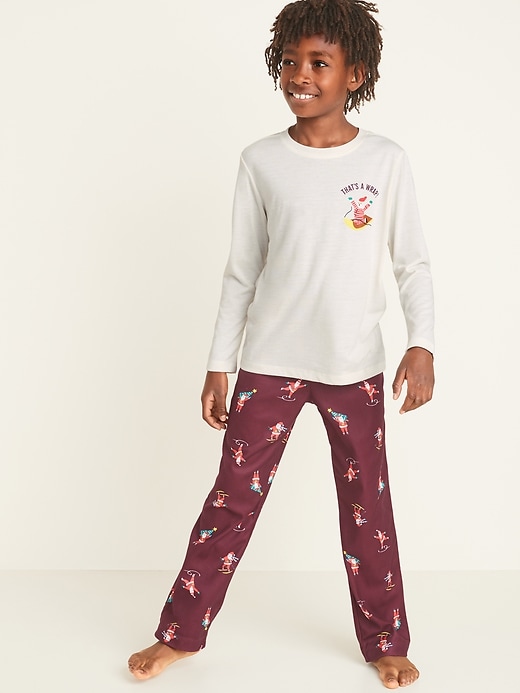 View large product image 1 of 1. Graphic Pajama Set For Boys