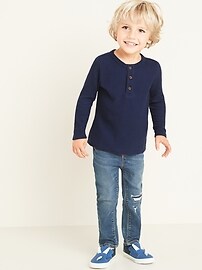 View large product image 3 of 4. Thermal-Knit Henley for Toddler Boys