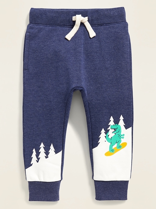 View large product image 1 of 2. Graphic Functional-Drawstring Joggers for Toddler Boys