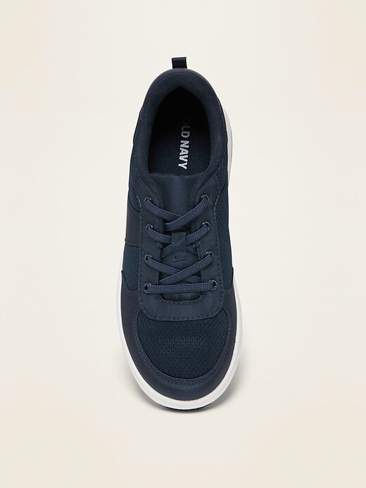 View large product image 2 of 3. Mesh Lace-Up Sneakers for Boys