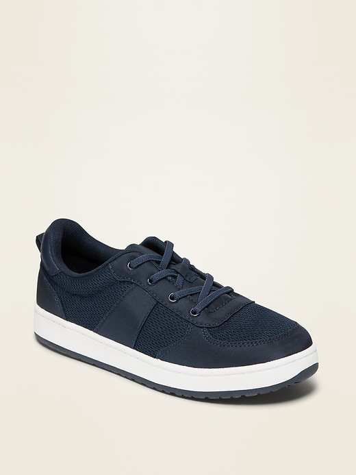 View large product image 1 of 3. Mesh Lace-Up Sneakers for Boys