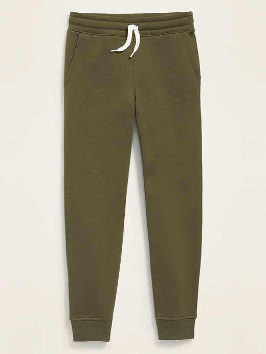 View large product image 1 of 2. Gender-Neutral Drawstring-Waist Straight-Leg Joggers For Kids