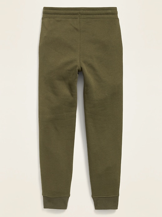 View large product image 2 of 2. Gender-Neutral Drawstring-Waist Straight-Leg Joggers For Kids
