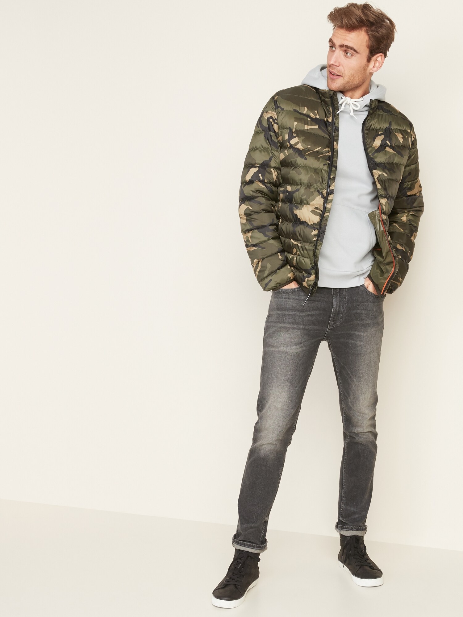 Water-Resistant Camo Packable Quilted Jacket | Old Navy