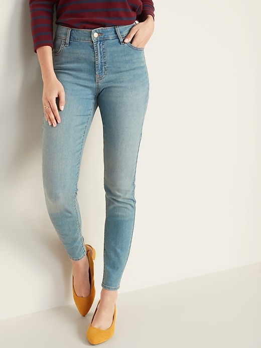 Mid Rise Super Skinny Jeans For Women Old Navy