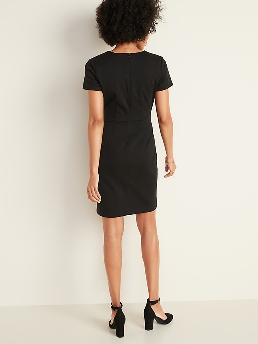 PonteKnit Sheath Dress for Women Old Navy