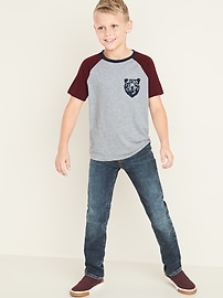 View large product image 3 of 3. Softest Graphic Raglan-Sleeve Tee for Boys