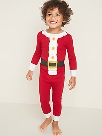 View large product image 4 of 4. Santa Suit Graphic Pajama Set for Toddler & Baby