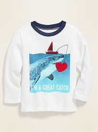 View large product image 4 of 4. Graphic Crew-Neck Tee for Toddler Boys