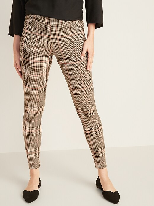 View large product image 1 of 3. High-Waisted Stevie Ponte-Knit Pants for Women