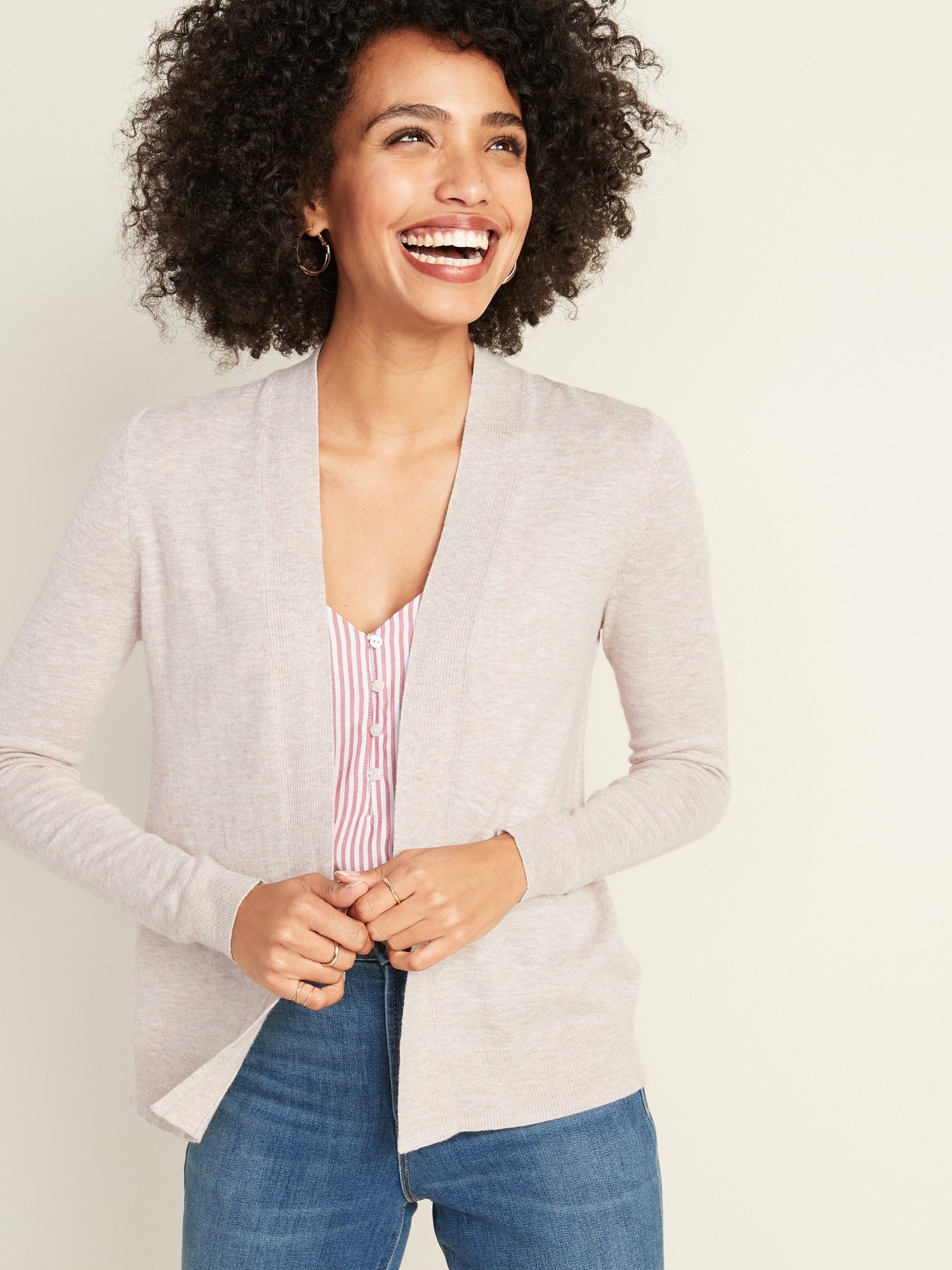 Old navy short sale open front sweater