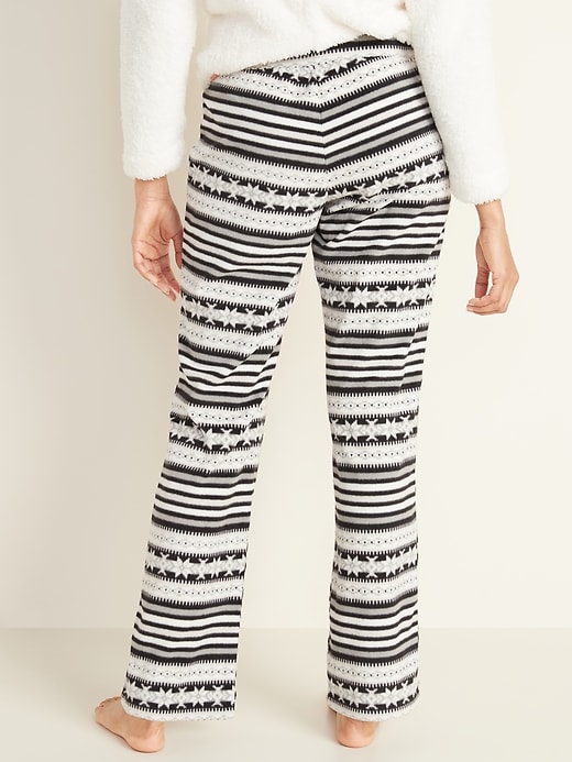 View large product image 2 of 2. Printed Micro Performance Fleece Pajama Pants for Women