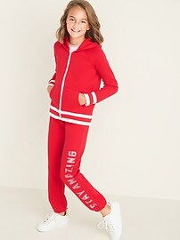 View large product image 3 of 3. Relaxed Zip Hoodie for Girls