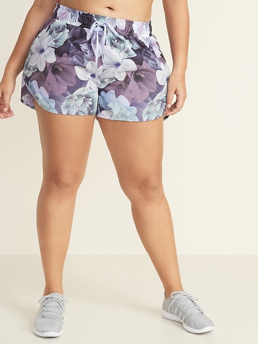 View large product image 1 of 2. Plus-Size Run Shorts - 3.5-inch inseam