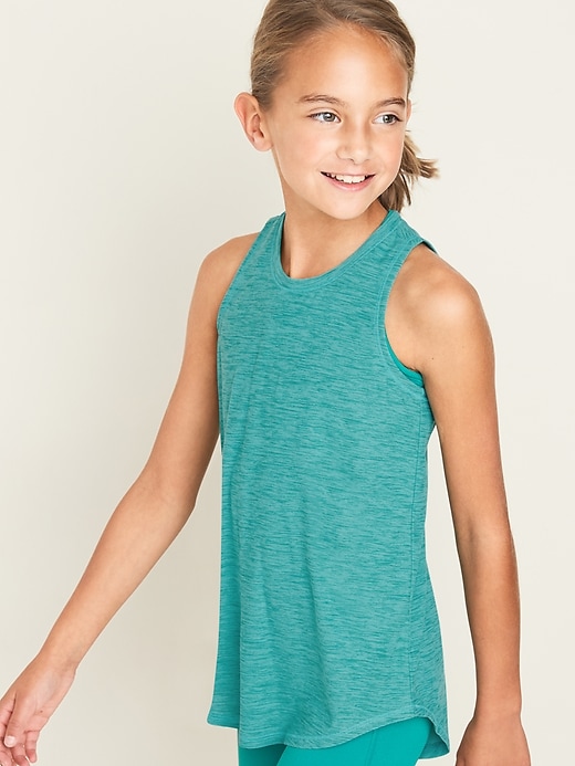 View large product image 1 of 1. Ultra-Soft Breathe ON Tie-Back Tank for Girls