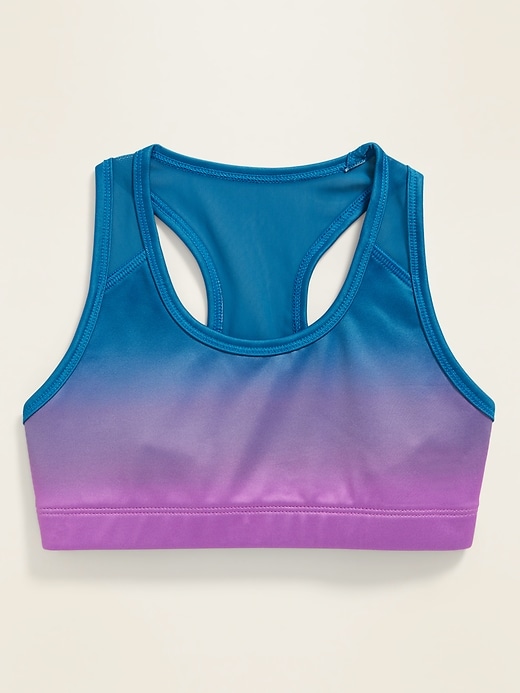 View large product image 1 of 2. Go-Dry Mesh-Racerback Sports Bra for Girls