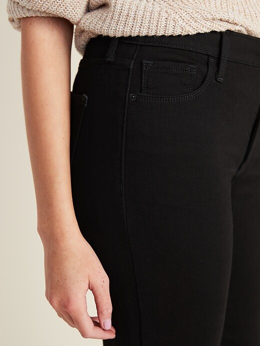 Image number 4 showing, High-Waisted Built-In Warm Super Skinny Rockstar Jeans for Women