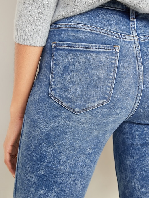 Image number 4 showing, Mid-Rise Built-In Warm Rockstar Jeans for Women