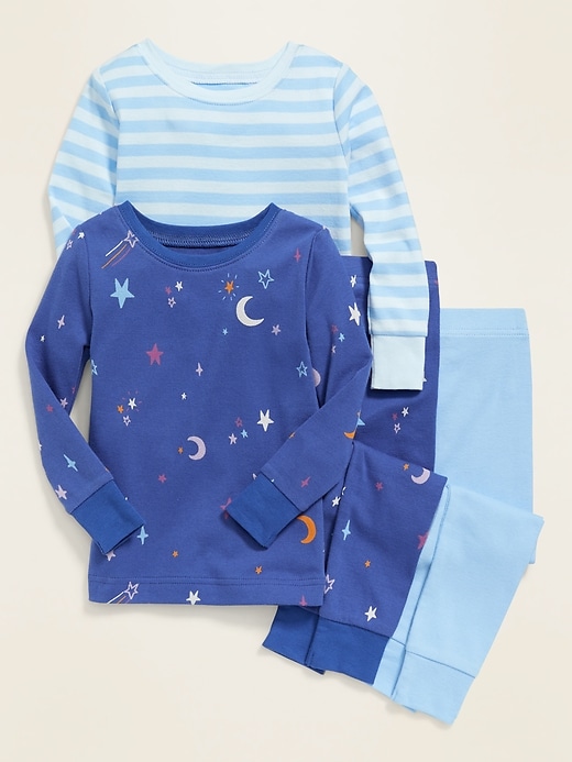 View large product image 1 of 1. 4-Piece Pajama Set for Toddler Girls & Baby