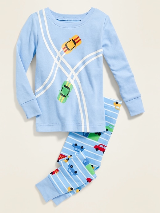 View large product image 1 of 2. Race Car Pajama Set for Toddler Boys & Baby