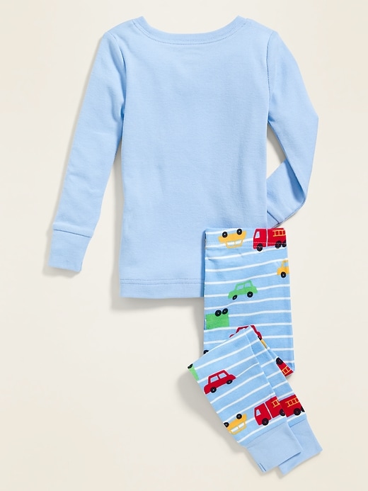 View large product image 2 of 2. Race Car Pajama Set for Toddler Boys & Baby