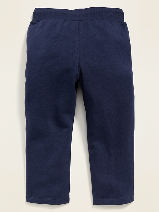 View large product image 2 of 2. Fleece-Knit Functional-Drawstring Pants for Toddler Boys