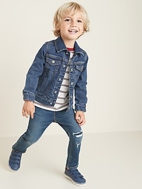 View large product image 3 of 4. Built-In Flex Jean Jacket for Toddler Boys