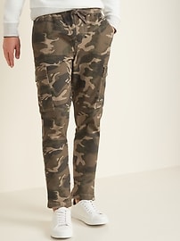 Slim Cargo Pull-On Pants