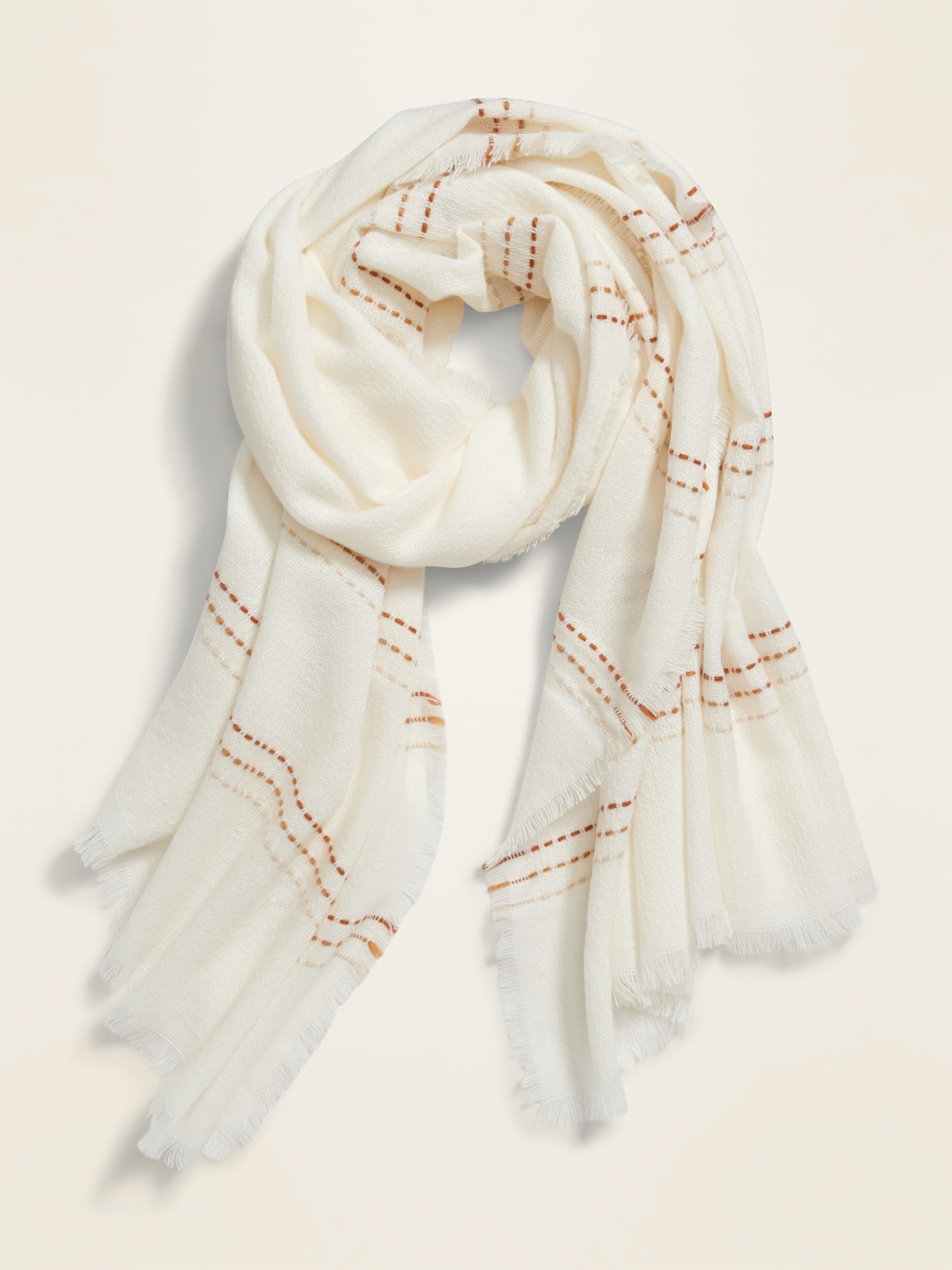 Fringed Oversized Scarf for Women, Old Navy