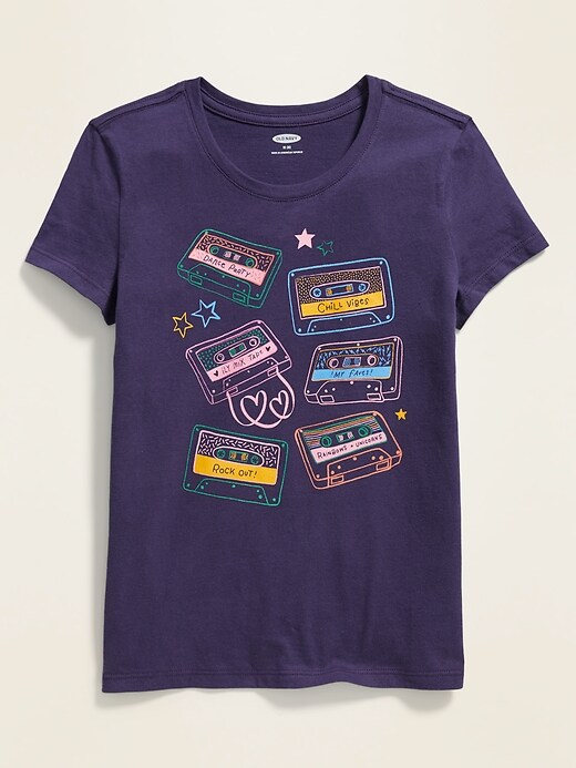 Graphic Crew-Neck Tee for Girls | Old Navy