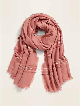 Fringed Oversized Scarf for Women | Old Navy