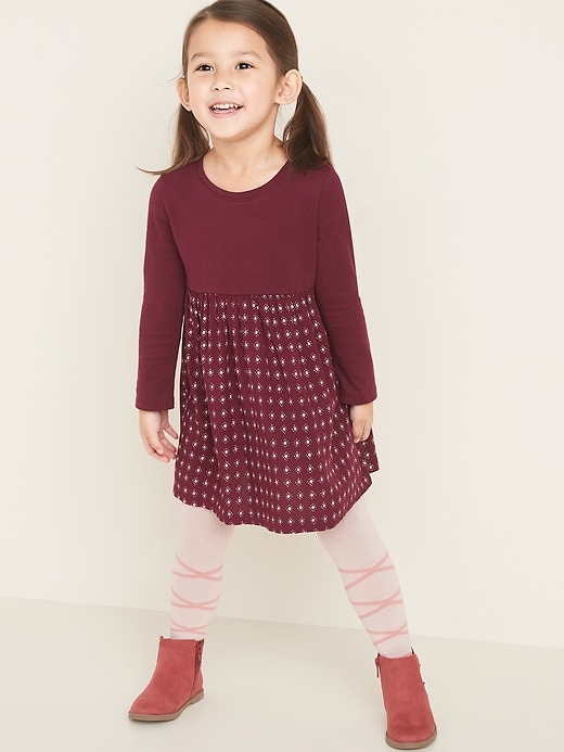 View large product image 1 of 3. Fit & Flare Dress for Toddler Girls