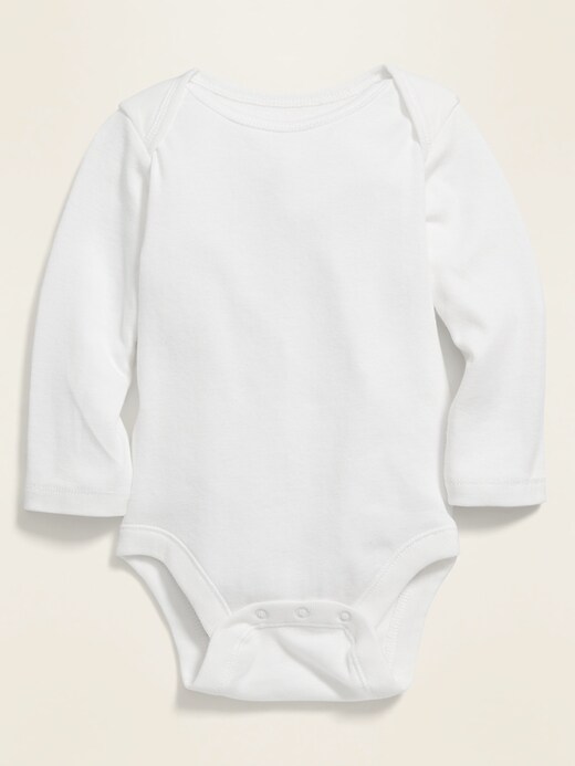 View large product image 1 of 2. Long-Sleeve Bodysuit for Baby