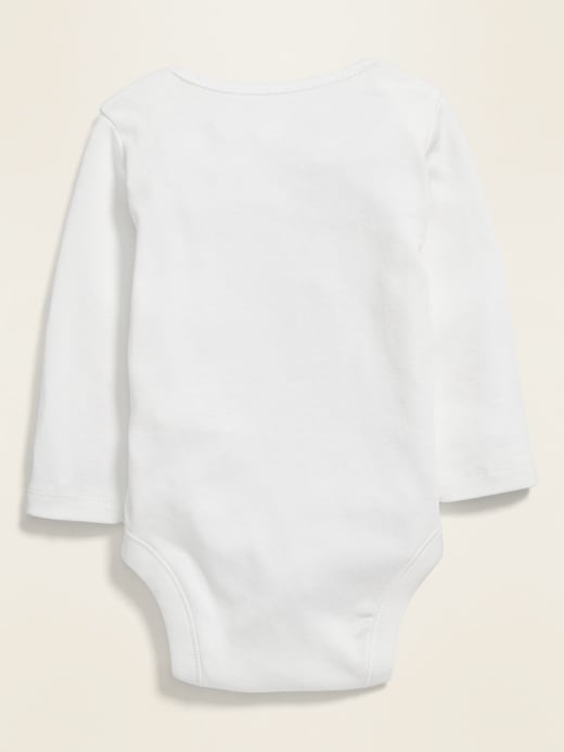 View large product image 2 of 2. Long-Sleeve Bodysuit for Baby