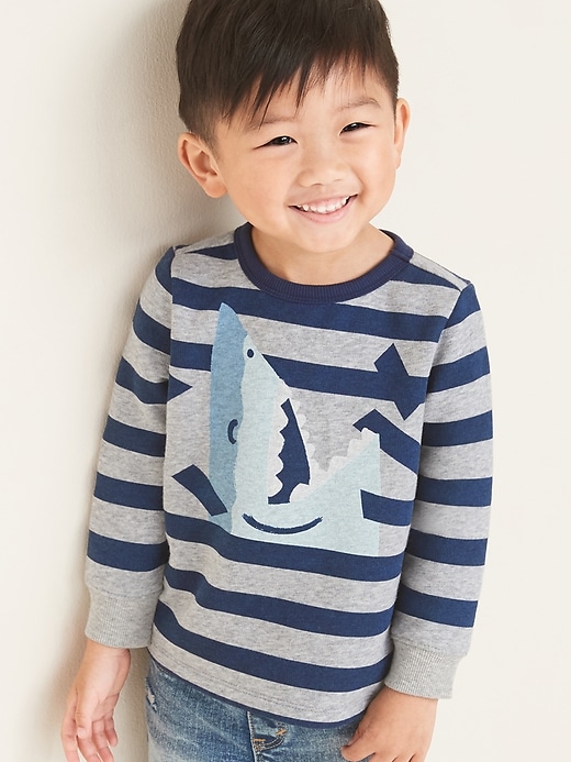 View large product image 1 of 4. Graphic Fleece-Knit Sweatshirt for Toddler Boys