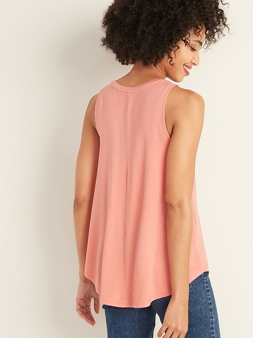 Image number 2 showing, Luxe Scoop-Neck Tank for Women