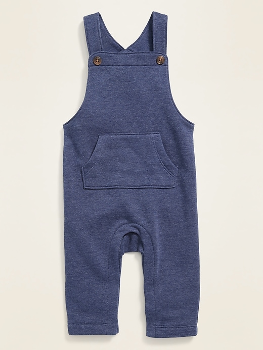 View large product image 1 of 1. Fleece-Knit Overalls for Baby