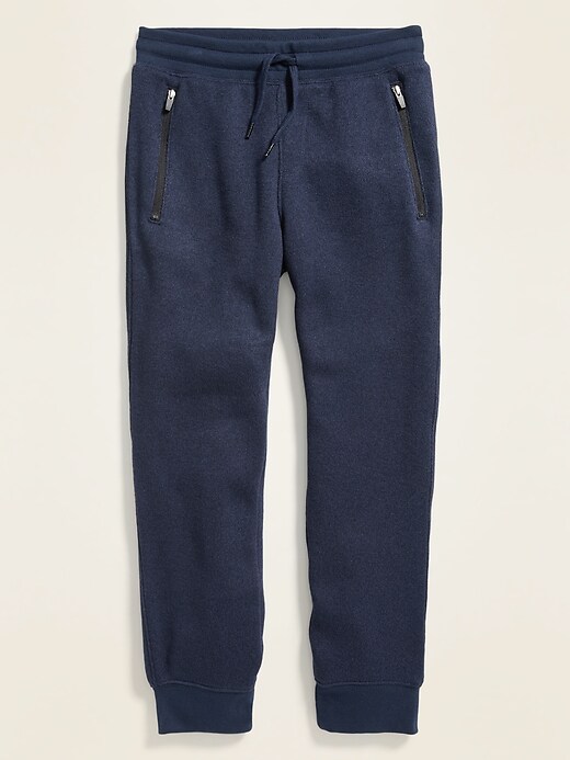 SweaterFleece ZipPocket Joggers For Boys Old Navy