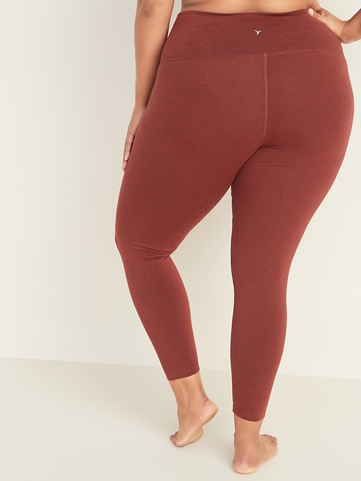 View large product image 2 of 3. High-Waisted Balance Plus-Size 7/8-Length Leggings