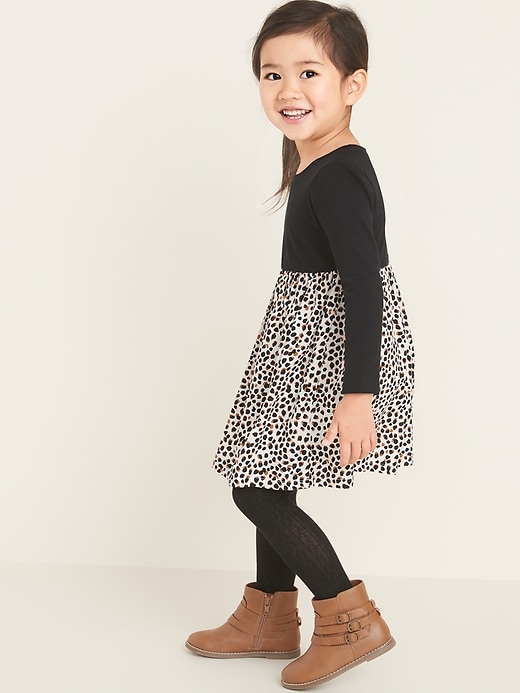View large product image 1 of 1. Fit & Flare Dress for Toddler Girls