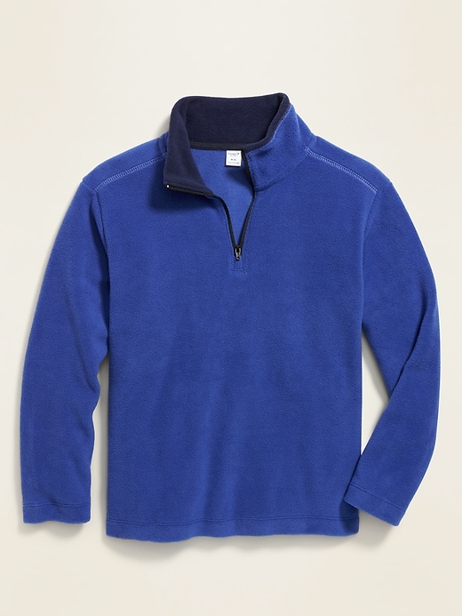 View large product image 1 of 1. Go-Warm Micro Performance Fleece 1/4-Zip Pullover For Boys