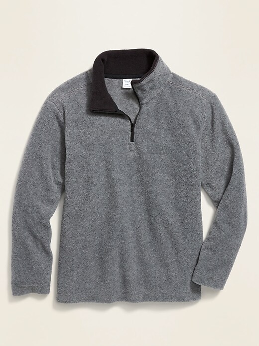 View large product image 1 of 2. Go-Warm Micro Performance Fleece 1/4-Zip Pullover For Boys